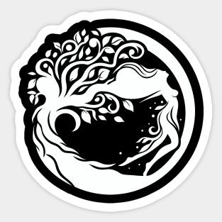 Free Spirit Tree Goddess Beauty Feminine Sticker